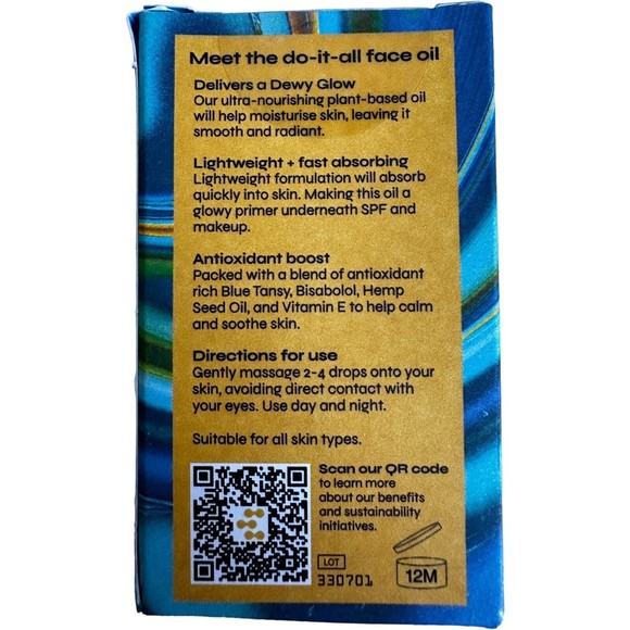 Conserving Beauty Conserve You Plant Based Face Oil 30ml 1.05 fl oz Clean Beauty - Picture 3 of 5